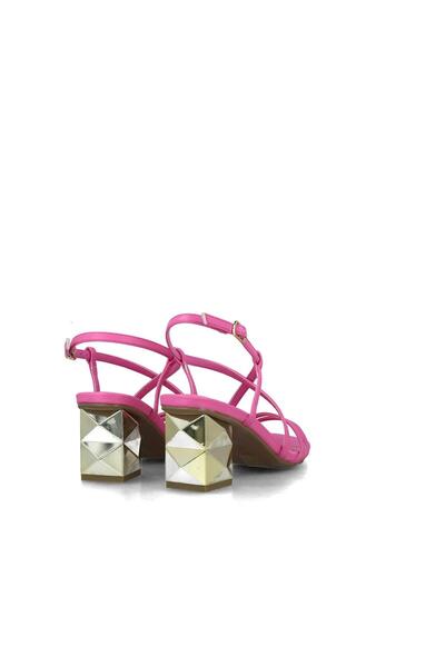 MENBUR WOMEN SHOES PINK SANDAL, MID HEEL, PLATFORM