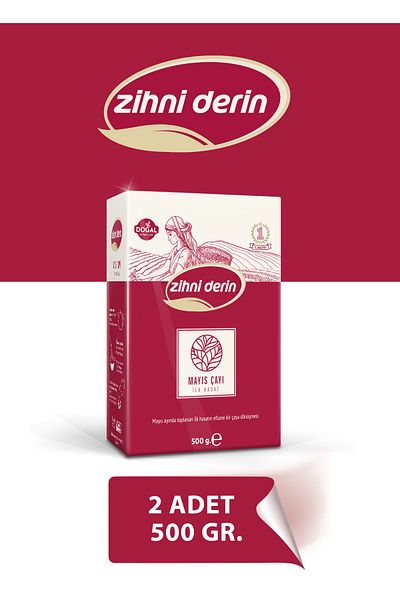 Zihni Derin Mind Deep May Tea 500 Gr. 2 Pcs 1 Chilogram