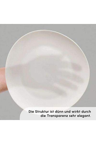 Karaca Streamline Rubicon 24-teiliges Tafelset für 6 Personen Tafelservice Porzellan Geschirr Set