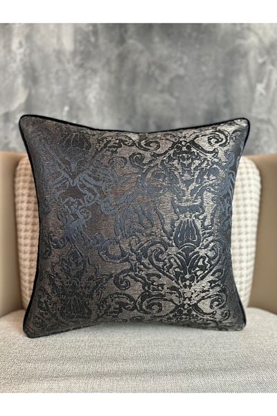 Fabricland PREMIUM SERIA NEGRU CAZĂ KIRLENT 43x43cm