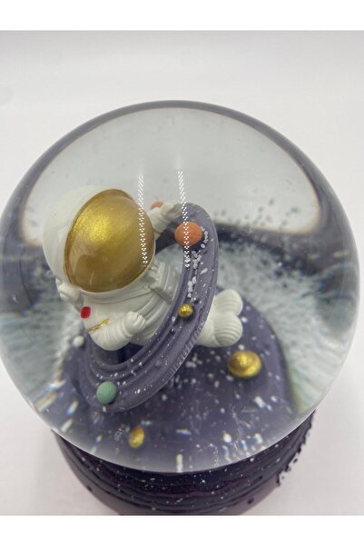 BB Store Hayalim Astronot , Orta Boy Işıklı Müzikli Kar Küresi
