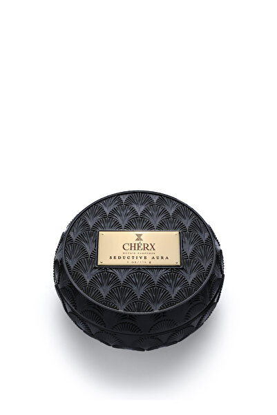 Black Candle Seductive Aura Glass Bowl Candle
