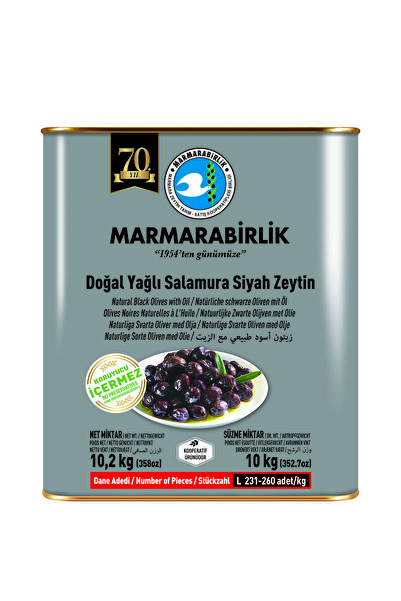 MarmaraBirlik Teneke 231-260 Hiper 10.000 Gr X1 ADET