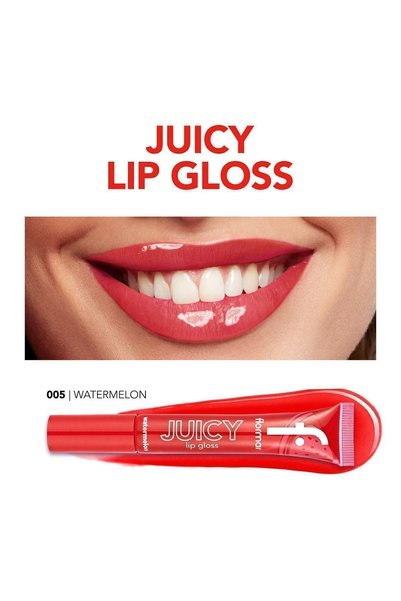Flormar Meyve Aromalı Dudak Parlatıcısı (KARPUZ) - Juicy Lip Gloss - 005 Watermelon - 8682536087759