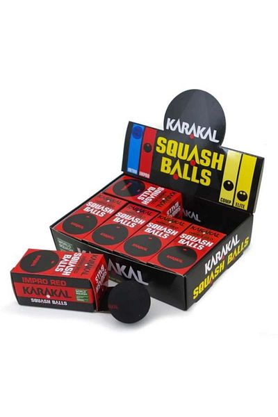 Karakal Red Dotted Squash Ball