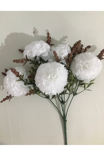 çiçek mariya Yapay Çiçek 2 Adet Karanfil Demeti 5 Lu # Krizantem #sarmaşik #g...