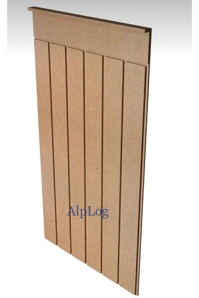 ALPLOG Dekoratif Duvar Paneli ( 54 X 102 Cm ) Boyanabilir Ahşap 6 Mm Ham Mdf ...