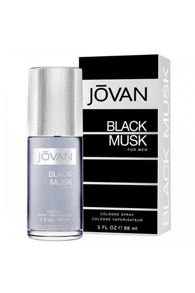 BRONZENET Jovan Black Musk perfume for men, Eau de Cologne, 88ml