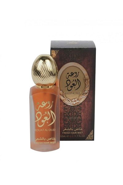 lattafa Rawaa Al Oud Hair Perfume for Women by Lattafa - Eau de Parfum - 50 ml
