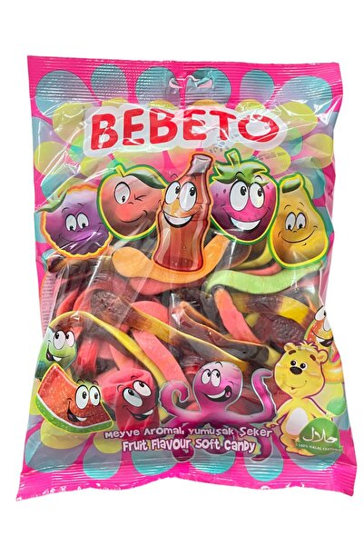 BEBETO 1 كجم جيلي طويل على شكل ثعبان