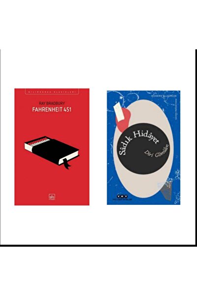 İthaki Yayınları Fahrenheit 451 - Ray Bradbury - Diri Gömülen - Sadık Hidayet