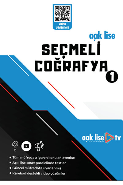 Açık Lise TV Açık Lise SEÇMELİ COĞRAFYA 1 - Konu Soru - Güncel Müfredat