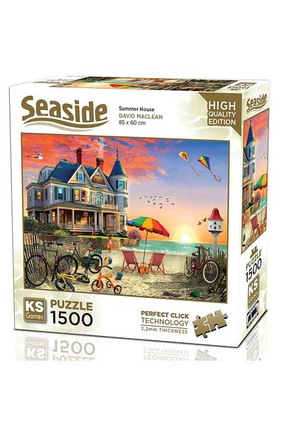 Ks Games 1500 Piece Summer House Puzzle by David Maclean