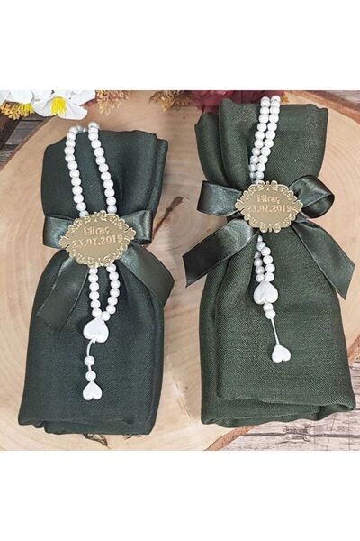 İkranur Hediyelik Pamuklu Şal, Kokulu Tesbih, Kişiye Özel Isimli Pleksi, Kurd...