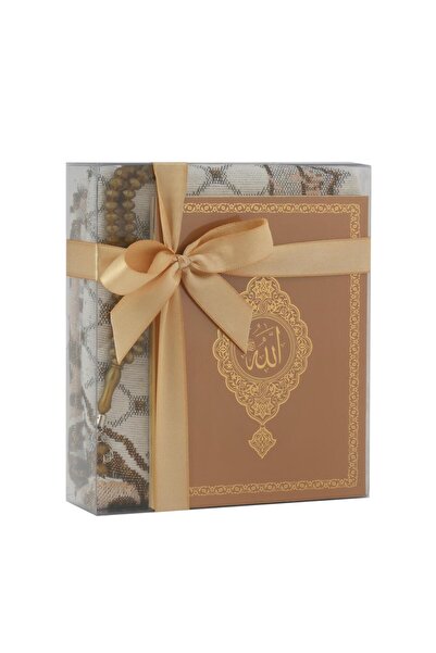 ENSARHAC-UMRE MALZEMELERİ Hediyelik Uşak Serisi Seccade Yasin Tesbih Seti