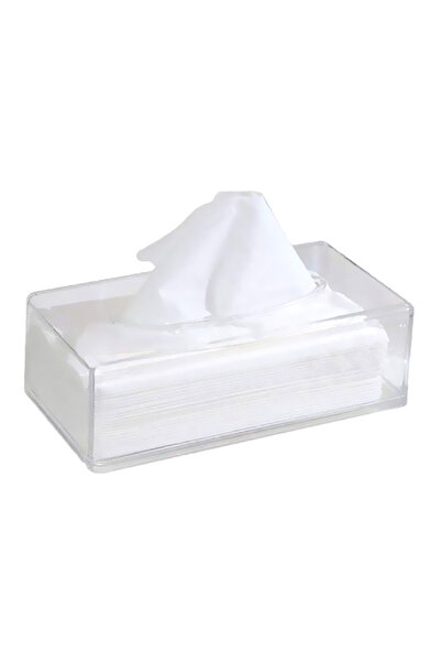 Generic Clear acrylic tissue box