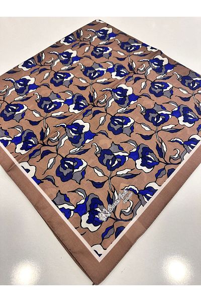 KB Bursa İpek Κασκόλ με αποκλειστικό σχέδιο Summer Breeze 100x100 cm