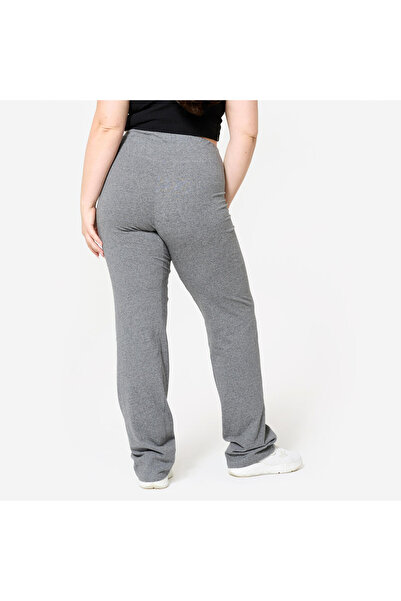 Decathlon Domyos Women's A-Line Cut Sports Leggings - Gray