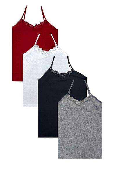 EXMOOR 4 Women's Rope Strap Lace Women's Undershirt