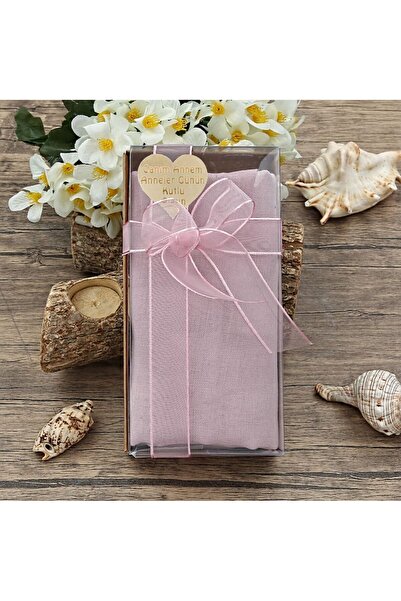 İkranur Hediyelik Mevlüt Şalı, Kalp Pleksili, Kraft Asetat Kutulu (20×10) Mev...