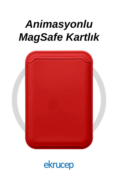 Ekru Cep iPhone 11-12-13-14-15-16 Serileri ile Uyumlu Animasyonlu Magsafe Sil...