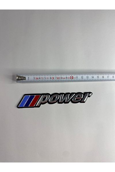 OTOMOR AKSESUAR Power Text Pastă - Autocolant cu etichetă din aluminiu 14x2,5