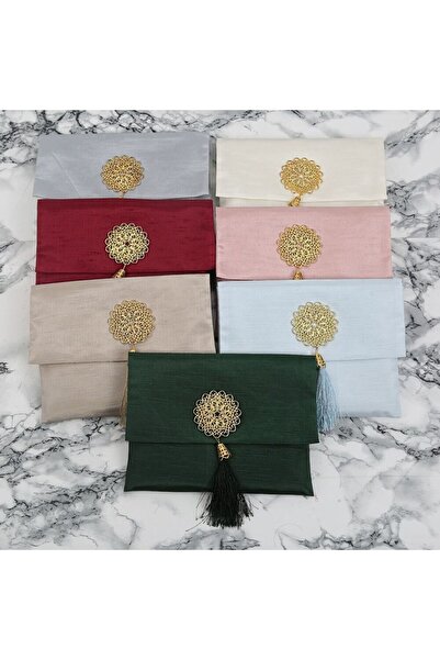 İkranur Hediyelik Şantuk Kumaş Çantalı Yasin Kitabı ( 16.5 X 12.5 Cm ) Vizon