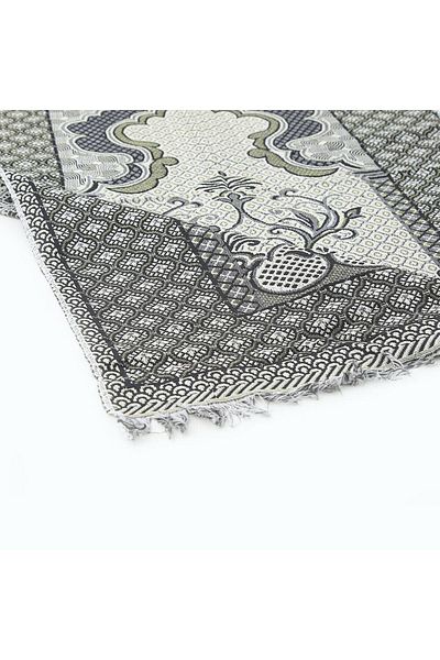 İkranur Prayer Rug Super Glitter Broker Dark Black 68x110 Cm -