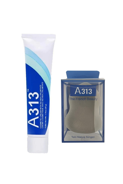 A313 Retinol Pommade Kırışıklık Karşıtı Krem 50 g ve Makyaj Süngeri