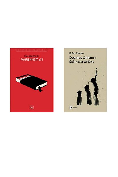 İthaki Yayınları Fahrenheit 451 - Ray Bradbury - Doğmuş Olmanın Sakıncası Üst...