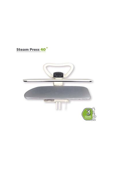 Platinum Sp-7110-w Press Iron 40 Inch, Electronic Control, With Additional Stand, 2200 Watts - White