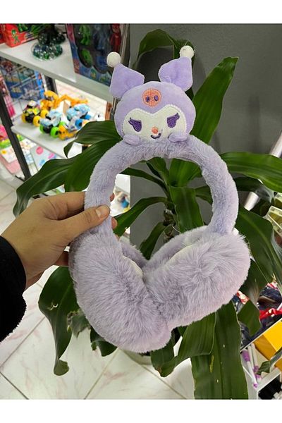 EyER Shoping Cinnamoroll Kuromi Plush Folding Headset