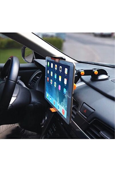 MyBlack Araç Telefon Tablet Tutucu Vakumlu Ayarlı Vantuzlu Cam Torpido için T...