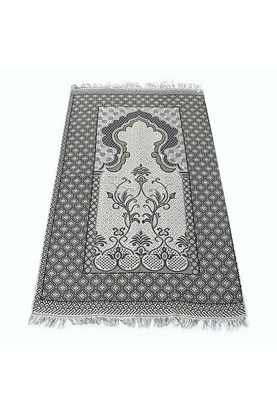 İkranur Prayer Rug Super Glitter Broker Dark Black 68x110 Cm -