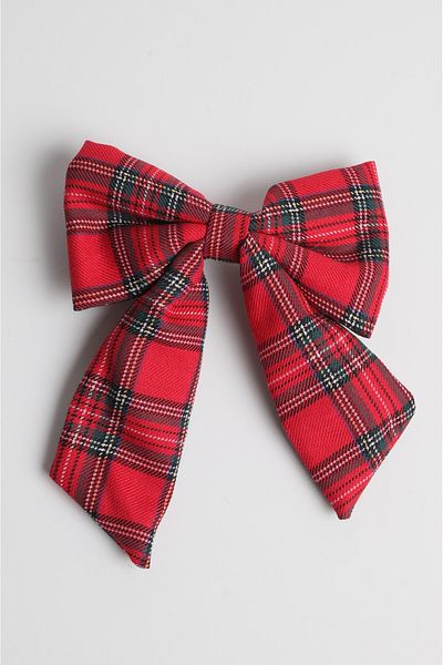 Neesa Plaid Bow Buckle