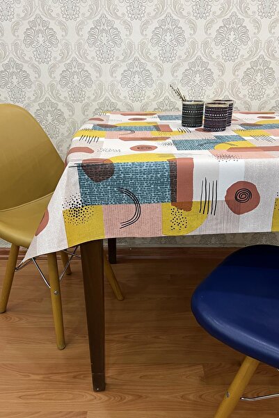 Pimula home Pvc elyaf tabanlı Silinebilir Muşamba Masa Örtüsü_1175