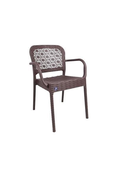 Mandella Ares Rattan Koltuk (6 Adet) Kahverengi