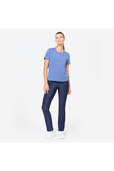 Decathlon Domyos Women's Fitness Leggings - Straight Cut - Navy Blue