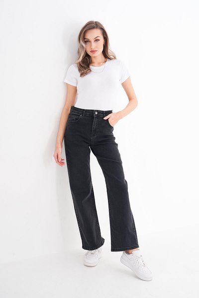 ŞİMAL Women's High Waist Wide Leg Loose, Salas Palazzo Jeans
