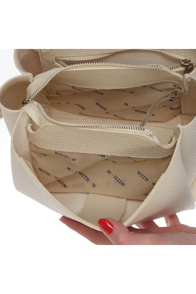 WITH-W Geantă coloană cu clapă cu curea reglabilă - Geantă crossbody, geantă de mână și de umăr, asiatică