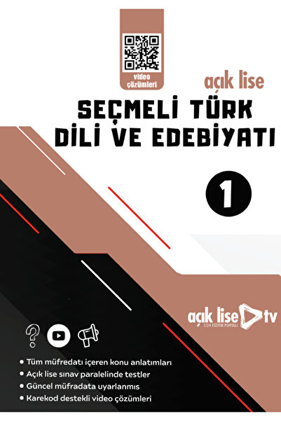 Açık Lise TV Açık Lise Seçmeli Türk Dili Ve Edebiyatı 1 - Konu Soru - Güncel ...