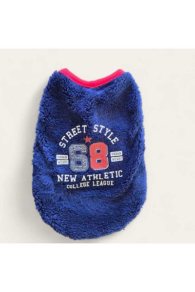 Proxy Paws Printed Navy Blue Plush Dog Sweatshirt