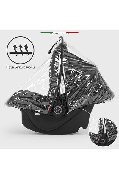 Elele Luxury Baby Carrier Rain Cover Transparent