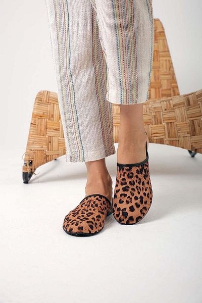 Beyond Dámské sandály s leopardím vzorem - BYNDTUK04 model Tukka
