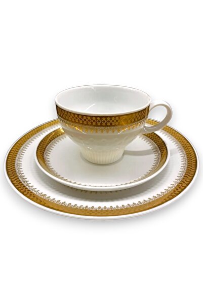 EXEDRA VİNTAGE ANTİKA PORSELEN TRİO TAKIM