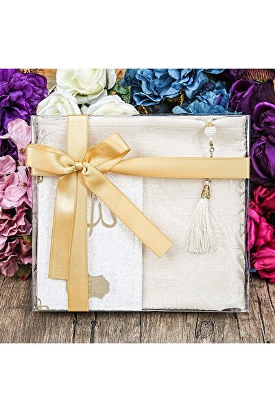 İkranur Hediyelik Seccade, Kadife Yasin (İSME ÖZEL), Inci Tesbih, Asetat Kutu...