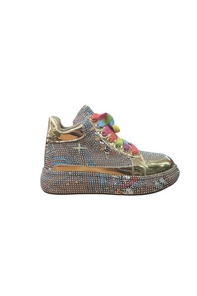 EGE GİYİM VE AYAKKABI 24K441-6 Μπότες με φιγούρες από πέτρα (η μούχλα είναι μικρότερη από το νούμερο 1)