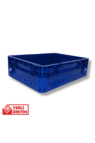 ALPBX 1.kalite Mavi Hamur Pasası 40x30x12 Cm - Gıdaya Uygun Plastik Kasa 12 L...