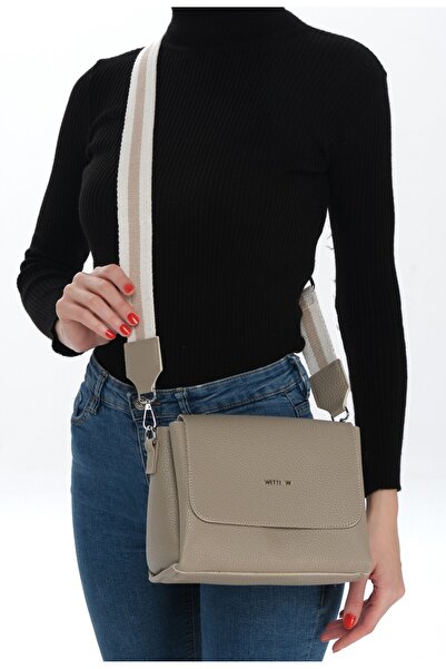 WITH-W Geantă coloană cu clapă cu curea reglabilă - Geantă crossbody, geantă de mână și de umăr, asiatică