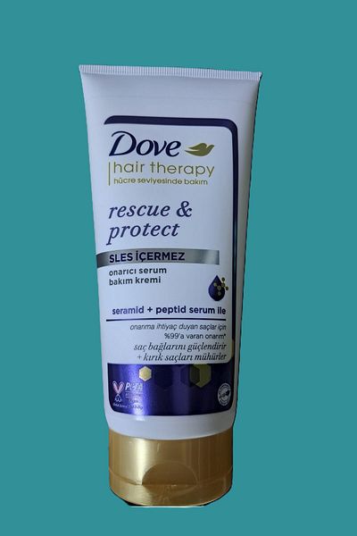 Dove كريم العناية بالشعر من هير ثيرابي لإصلاح الشعر، 170 مل